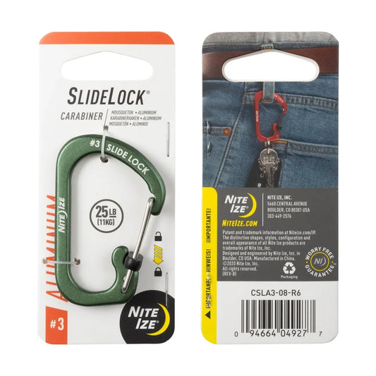 Nite Ize Slidelock Carabiner #3 - Olive