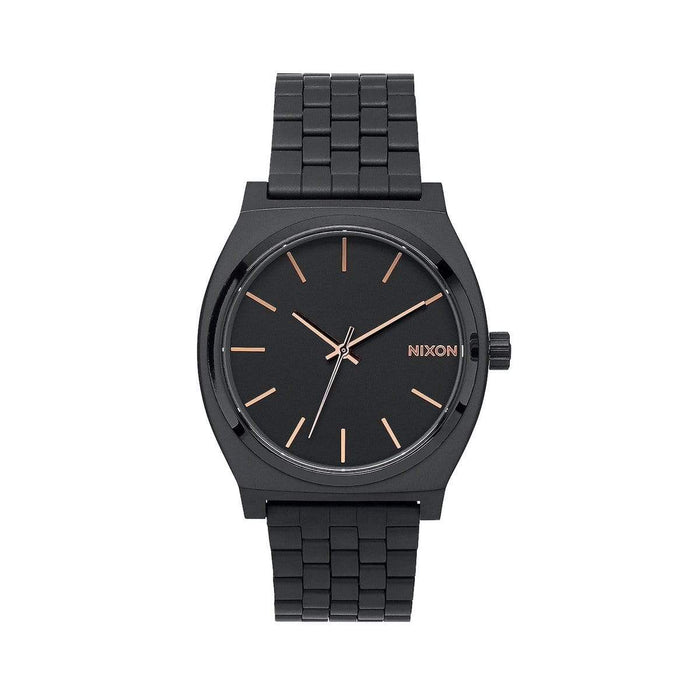 Black/Rose Gold Custom Nixon Time Teller Watch - Corporate Gifts