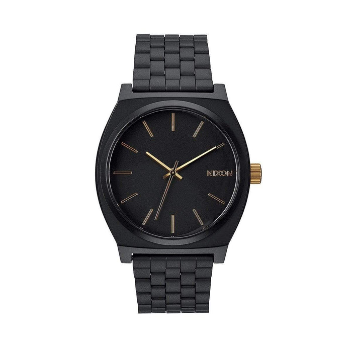 Matte Black/Gold Custom Nixon Time Teller Watch - Corporate Gifts