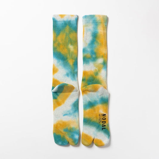 NODAL Tie Dye Long Socks - Green