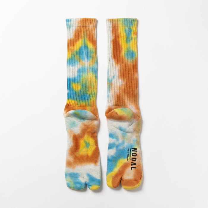 NODAL Tie Dye Long Socks - Orange
