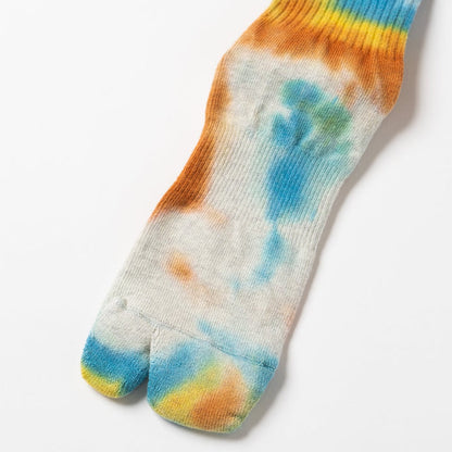 NODAL Tie Dye Long Socks - Orange