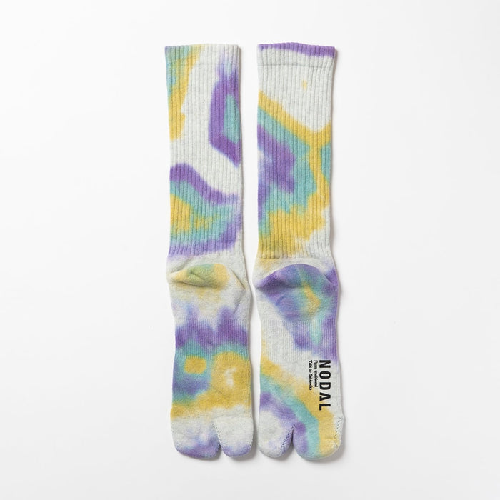 NODAL Tie Dye Long Socks - Purple
