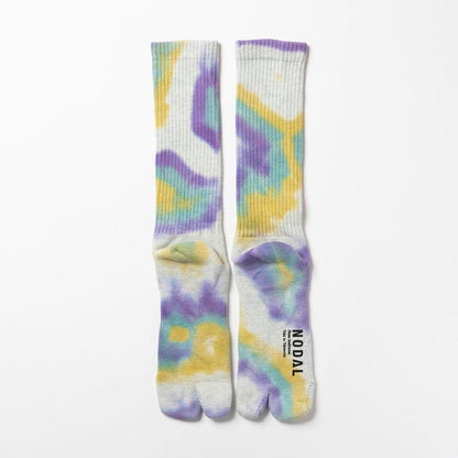 NODAL Tie Dye Long Socks - Purple