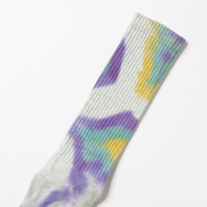 NODAL Tie Dye Long Socks - Purple