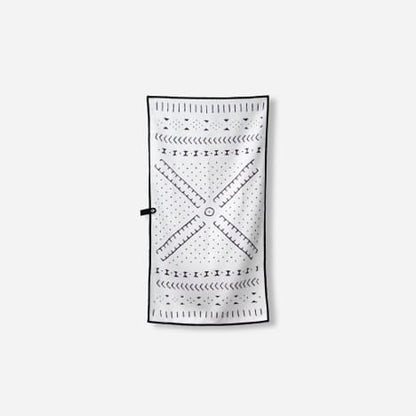 Mud Cloth White Custom Nomadix Fitness Towel - Corporate Gifts