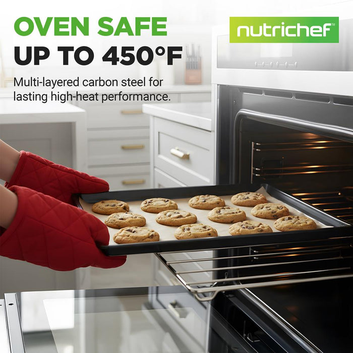 Nonstick XL Baking Pan 22"x16" Carbon Steel Dishwasher Safe