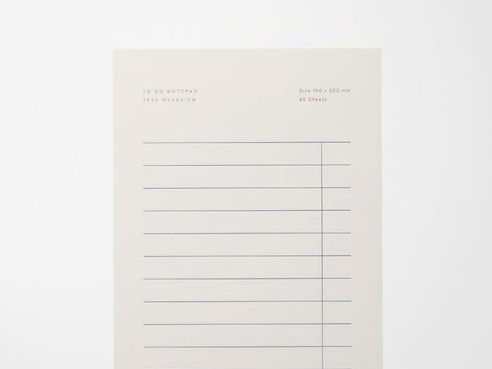 Notem MILO To Do Notepad - White & Blue