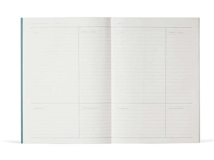 Notem MILO Weekly Work Journal - Blue Check