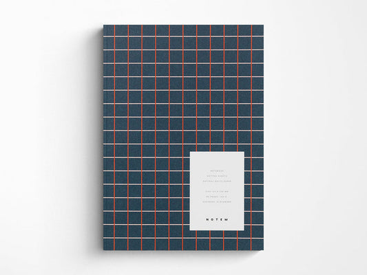 Notem VITA Journal - Medium Dark Blue Grid