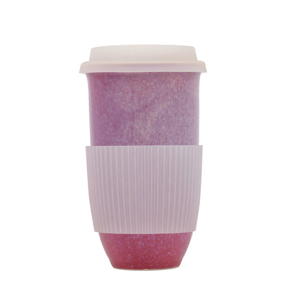 Nova Ceramics Travel Mugs - Astral Bloom Ceramic Travel Mug – 16oz Reusable Cup