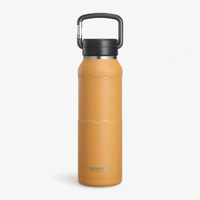 Nuataaq 34oz/1L Carabiner Water Bottle with Clip Cap - Goldenrod