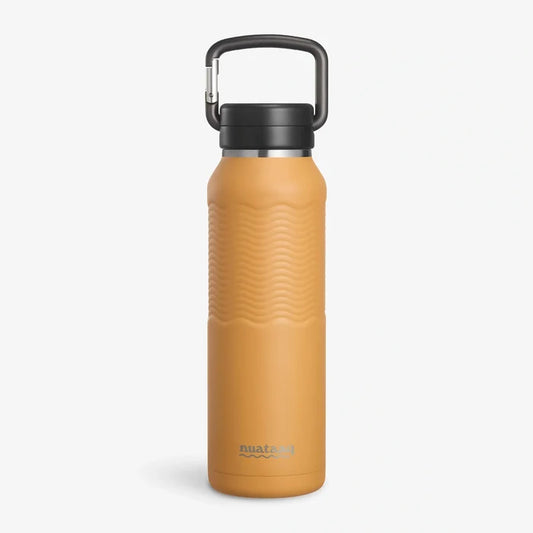 Nuataaq 34oz/1L Carabiner Water Bottle with Clip Cap - Goldenrod