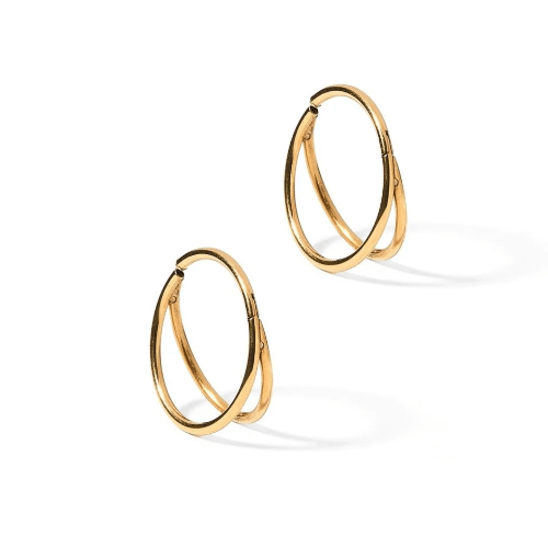 Linny & Co. Nylah Gold Huggie Earrings