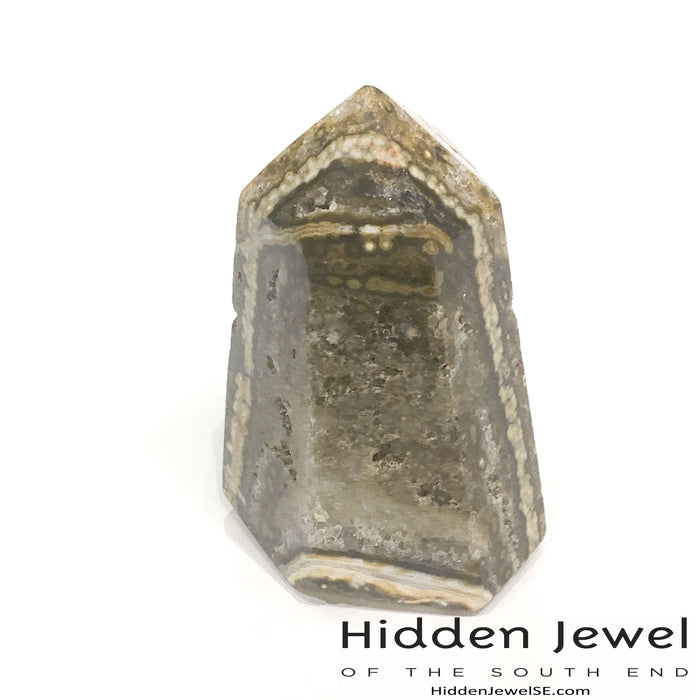 Ocean Jasper Gemstone Tower