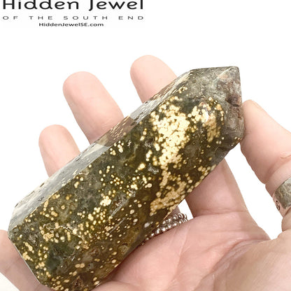 Ocean Jasper Gemstone Tower