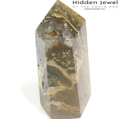 Ocean Jasper Gemstone Tower
