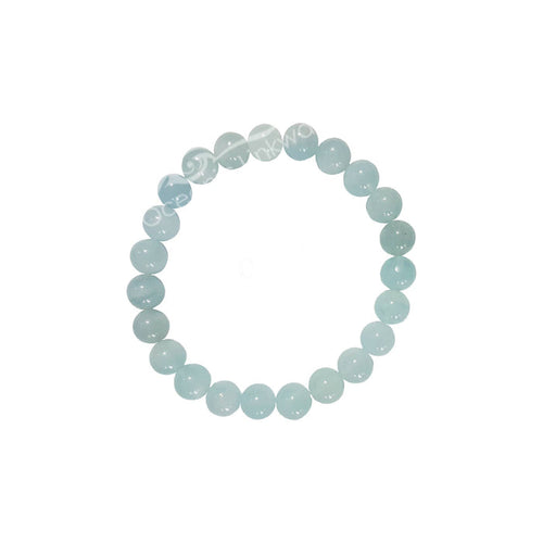 Oceanic Linkways Inc - BRACELET - AQUAMARINE (5-8 MM) 7.15-7.25" (PC)