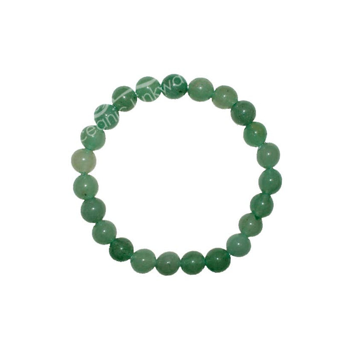 Oceanic Linkways Inc - BRACELET - AVENTURINE, GREEN (8-8.5 MM) 7.15-7.25"