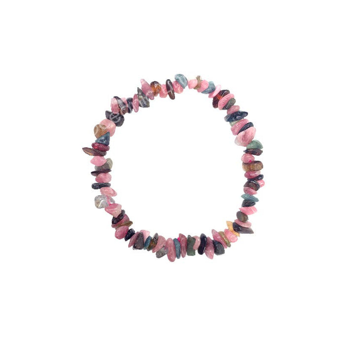 Oceanic Linkways Inc - BRACELET - CHIPS TOURMALINE, MIXED (5-8 MM) 7.5"