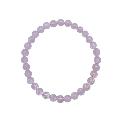 Oceanic Linkways Inc - BRACELET - ROSE QUARTZ (6-6.5 MM) 7.15-7.25" (PC)
