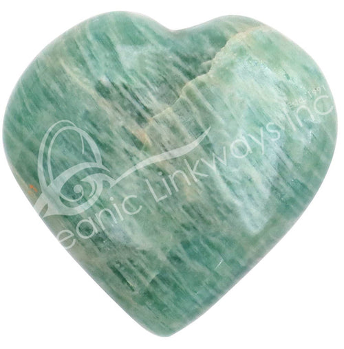 Oceanic Linkways Inc - (PC)HEART - AMAZONITE EX 1.5-1.75"