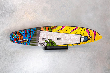 Ocracoke Island Surfboard Wall Art