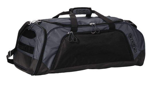 Gear Grey/Black Custom OGIO Transition Duffel - Corporate Gifts