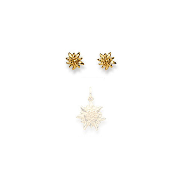 Ohrstecker Edelweiss Gelbgold 375/9K - 4163.02155/0001
