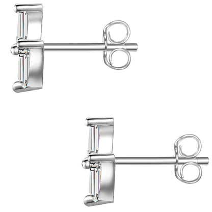 Ohrstecker mit Zirkonia silber