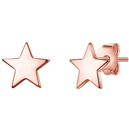 Ohrstecker roségold Stern