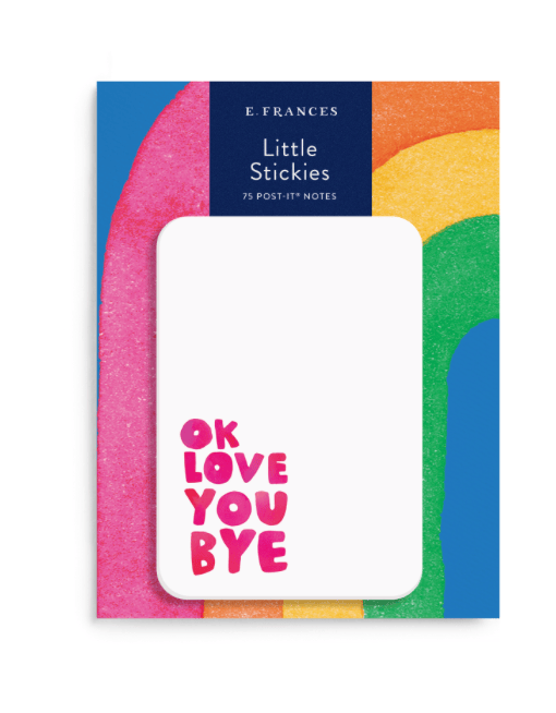 E. Frances OkLoveYouBye Little Stickies