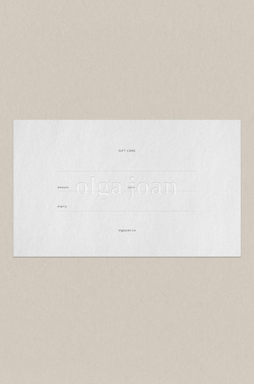 Olga Joan Gift Card