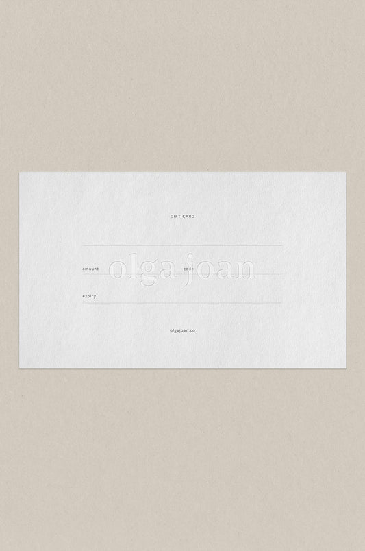 Olga Joan Gift Card