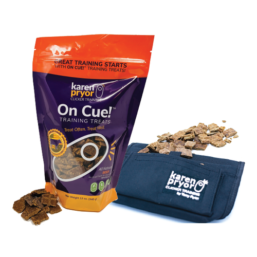 On Cue! 12 Ounce Treats & Treat Pouch Bundle