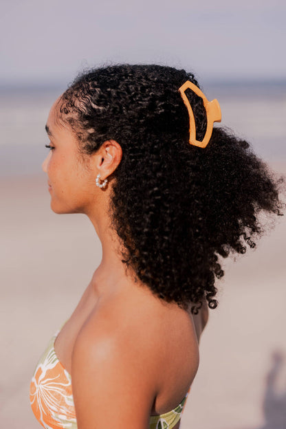 TELETIES Open Hair Clip | Med. | Mango for it!