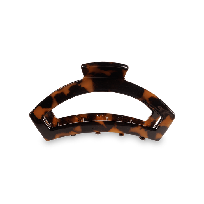 TELETIES Open Hair Clip | Medium | Tortoise