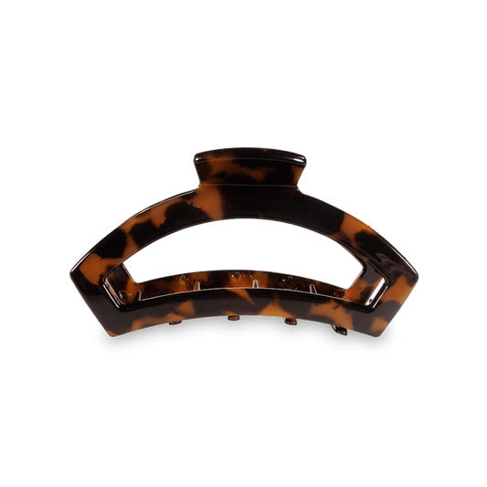 TELETIES Open Hair Clip | Medium | Tortoise