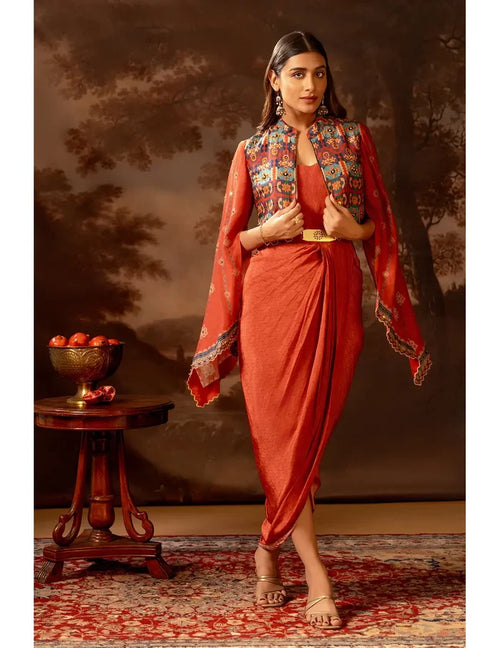 Orani Drape Dress Set