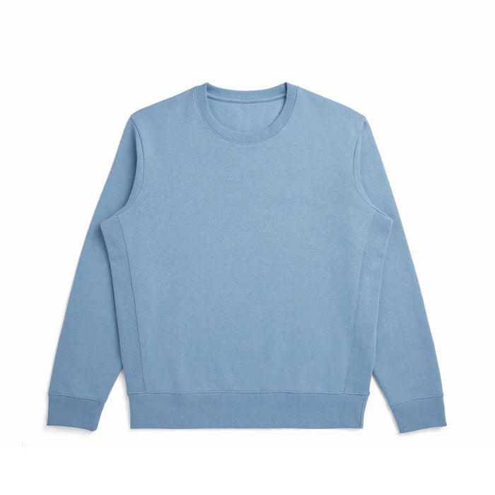 Cloudy Blue / XS Custom Original Favorites Heavyweight Organic Brushed Cotton Crewneck Sweatshirt - Corporate Gifts