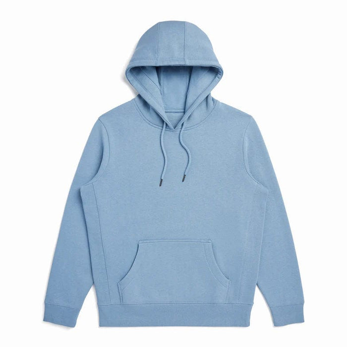Cloudy Blue / XS Custom Original Favorites Heavyweight Organic Brushed Cotton Hooded Sweatshirt - Corporate Gifts