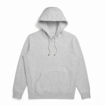 Heather Grey / XS Custom Original Favorites Heavyweight Organic Brushed Cotton Hooded Sweatshirt - Corporate Gifts
