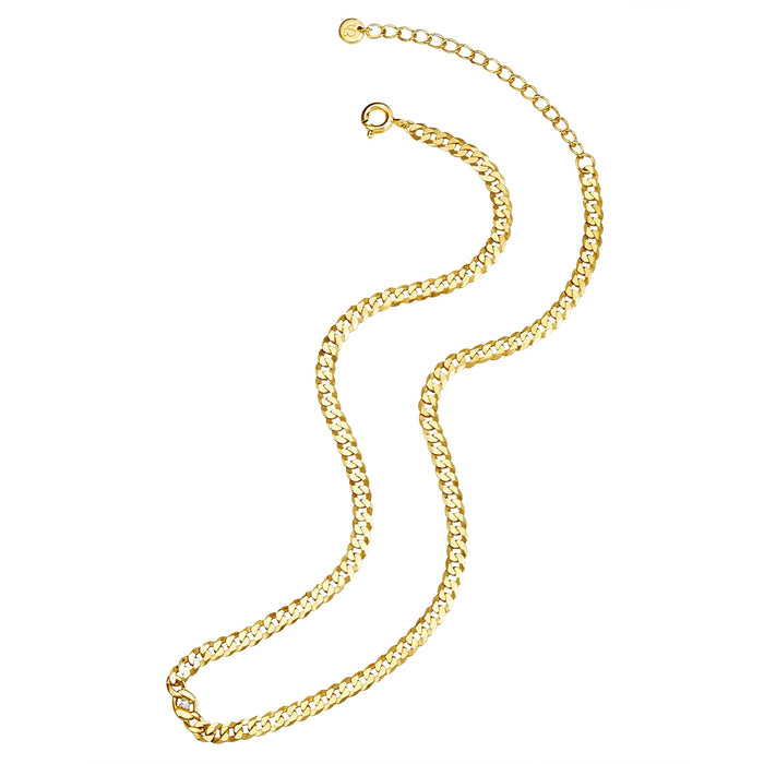 Panzerkette gold Zirkonia