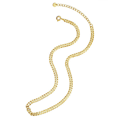 Panzerkette gold Zirkonia