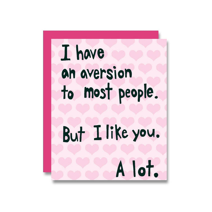 PapaLlama - Aversion to Most, Valentine's Day Card