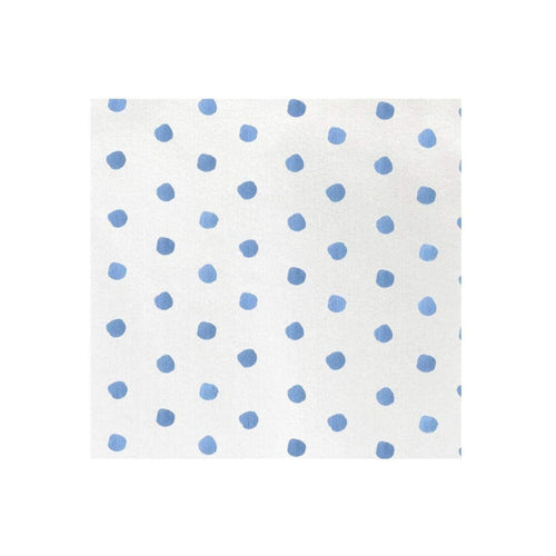 VIETRI Inc. Papersoft Dot Light Blue Cocktail Napkins Pack of 20
