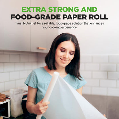 Parchment Paper Roll Non-Stick Silicone Coated 200 Sq Ft