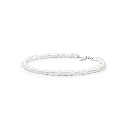 Pärlhalsband Barockpärlor, Large