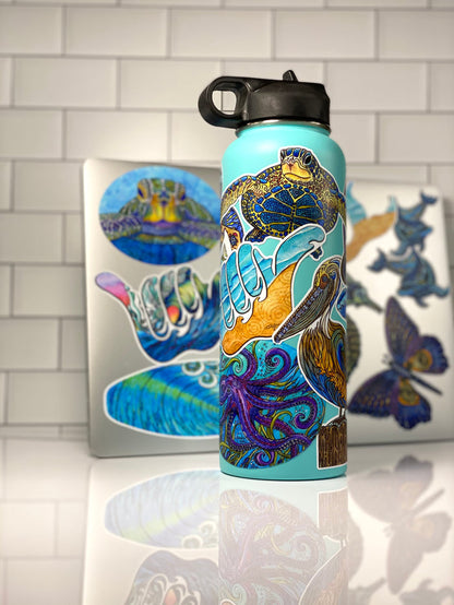 Party Wave Surfboard  Sticker