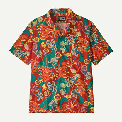 Patagonia Men's Tidal Thread Camp Shirt - Tropiclimb: Hot Ember